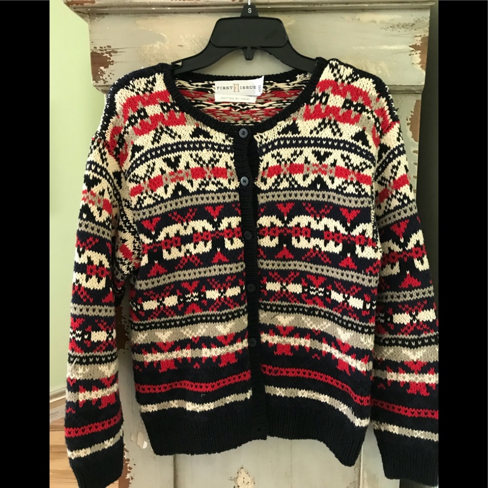 Ladies sweater/first issue